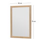 Hanah Home Espejo de tocador Sesso - Natural